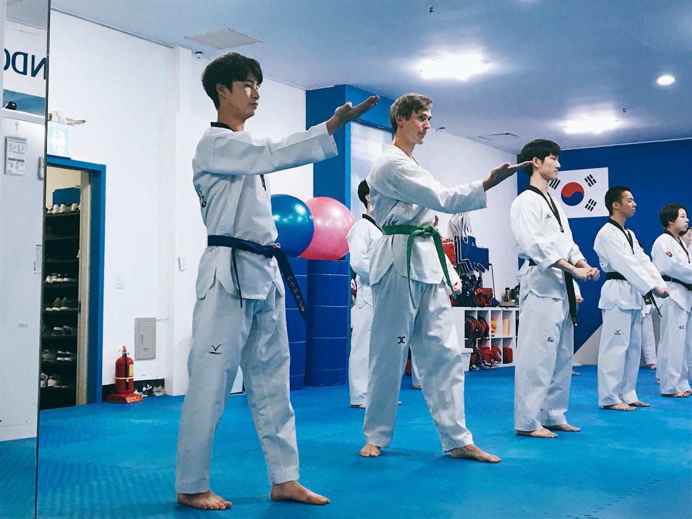 Learning Taegeuk 3 at Gaon Taekwondo
