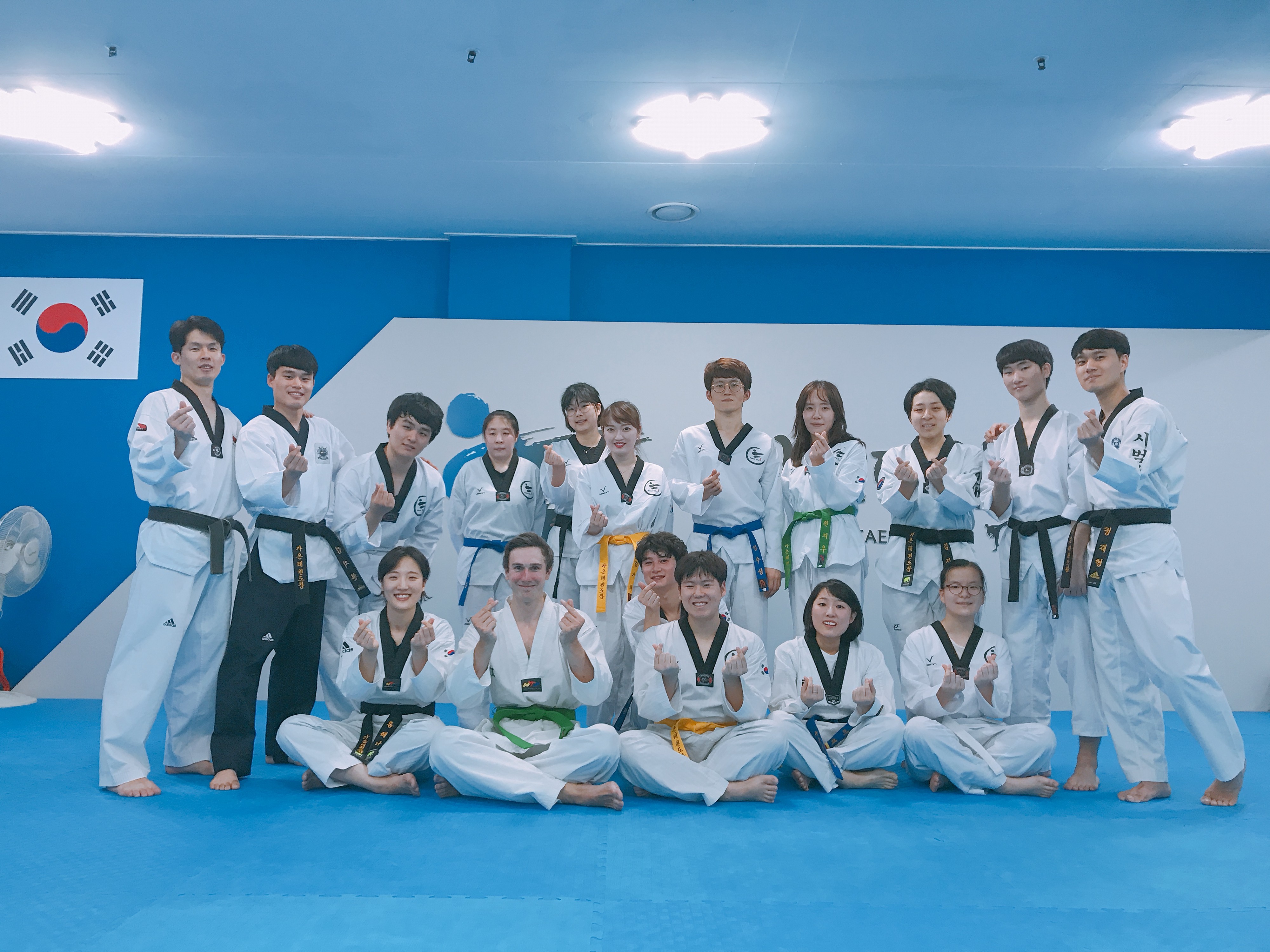 Group picture at Gaon dojang